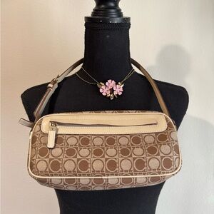 Salvatore Ferragamo AU-21-3323 Hand Pouch Shoulder Bag Gancini Leather... (EUC)